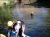 Gilles cherche son bateau sous l'eau