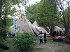 Le grand tipi du festival